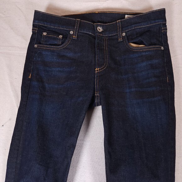Rag & Bone Beverlys Dre Blue Jeans Womens Label Size 27 Denim Pants Normcore - Picture 11 of 16